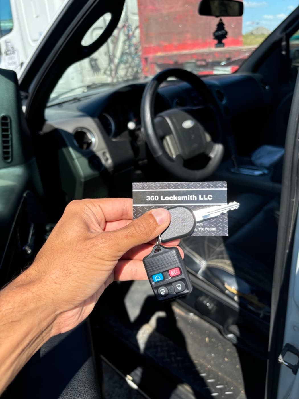 Ford remote key fob completed by 360 Locksmith LLC technician